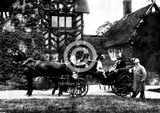 The Visit of the Prince and Princess of Wales to Wantage, 1898. Creator: Tom Reveley.