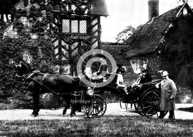 The Visit of the Prince and Princess of Wales to Wantage, 1898. Creator: Tom Reveley.