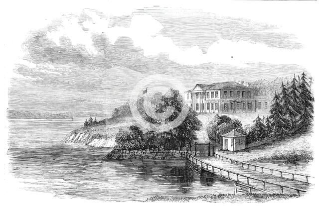 The Visit of the Prince of Wales to North America - the Government House, Charlotte Town, Prince Edw Creator: Unknown.