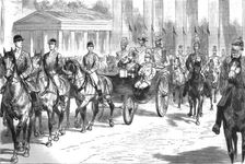 'The Visit of the Prince of Wales to the German Emperor; The Prince accompanied by the... 1890. Creator: Unknown