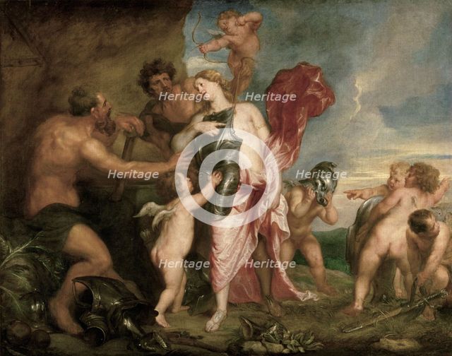 The Visit of Venus to Vulcan, 1631-1632. Creator: Dyck, Sir Anthony van (1599-1641).
