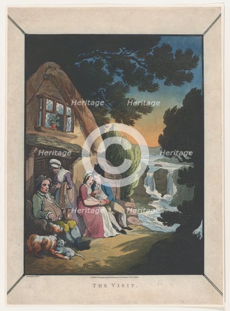The Visit, August 1, 1799., August 1, 1799. Creator: Thomas Rowlandson.
