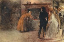 The Visit to the Mad Woman After The Interrupted Marriage c1870, (1942). Creator: Fred Walker