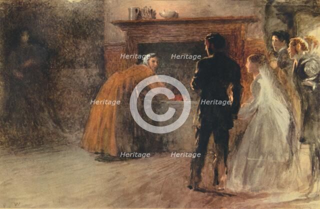 'The Visit to the Mad Woman After The Interrupted Marriage', c1870, (1942). Creator: Fred Walker.