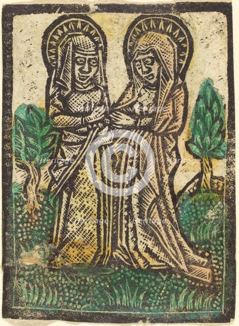 The Visitation, 1460/1480. Creator: Workshop of the Master of the Aachen Madonna.