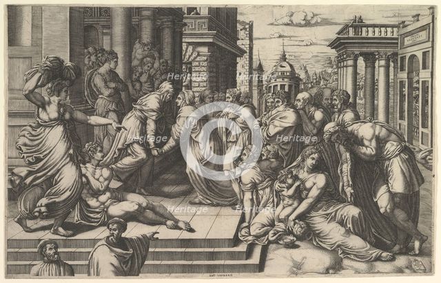 The Visitation, 1540-50. Creator: Giorgio Ghisi.