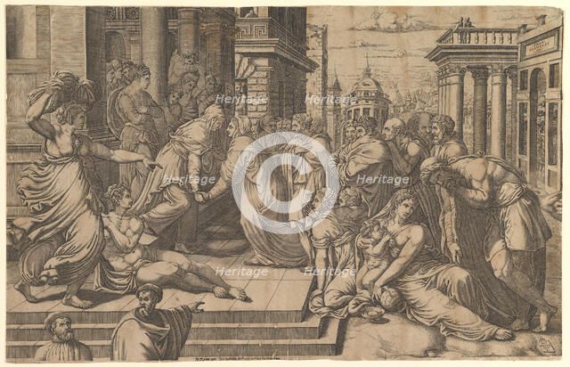 The Visitation, 1540-50. Creator: Giorgio Ghisi.