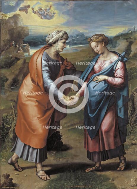 The Visitation, 1517. Artist: Raphael (1483-1520)