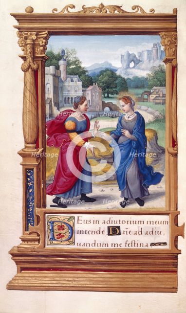 The Visitation, 16th century.  Creator: Unknown.