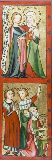 The Visitation, and Adoration of the Magi, 1325-1335. Creator: Rhenish Master c1331