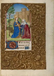 The Visitation, about 1480-1490. Creator: Associate of Georges Trubert (French, active Provence, France 1469 - 1508);