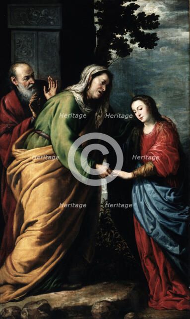 The Visitation. Artist: Pereda y Salgado, Antonio, de (1611-1678)