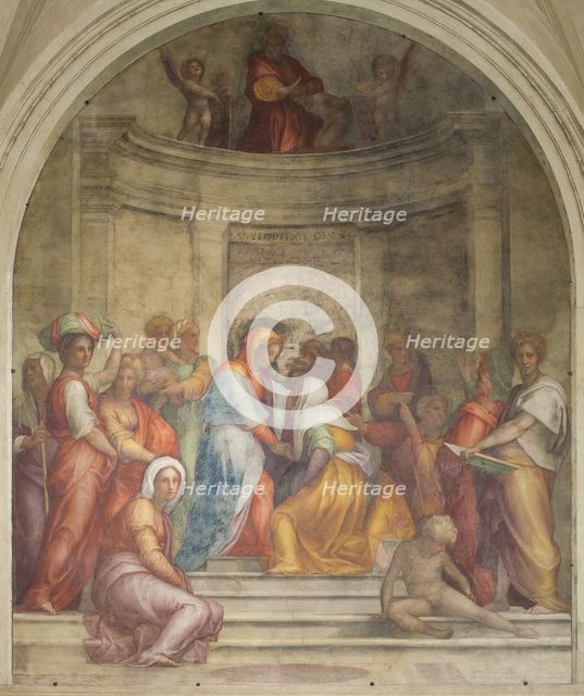 The Visitation. Artist: Pontormo (1494-1557)