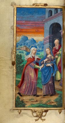 The Visitation; Book of Hours, 1544. Creator: Unknown