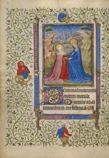 The Visitation; Book of Hours, about 1410. Creator: Unknown