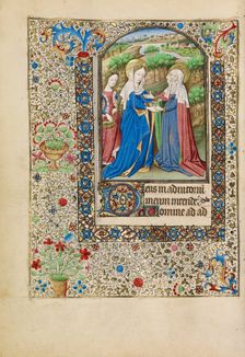 The Visitation; Book of Hours, about 1440-1450. Creator: Workshop of the Bedford Master