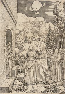 The Visitation, between 1505 and 1515. Creators: Marcantonio Raimondi, Albrecht Durer