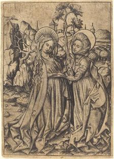 The Visitation, c. 1450/1460. Creator: Master ES