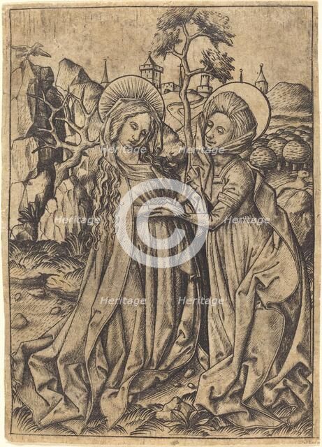 The Visitation, c. 1450/1460. Creator: Master ES.