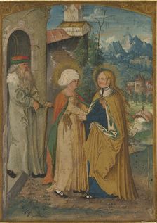 The Visitation, c. 1525. Creator: Master of the Munich Saint John on Patmos