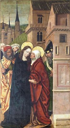 The Visitation, c1500. Creator: Master of La Sisla