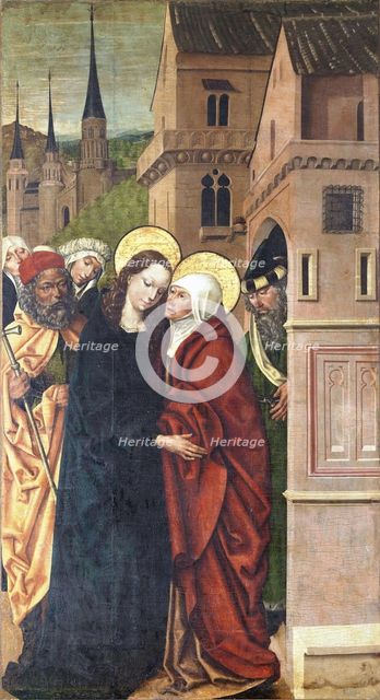 The Visitation, c1500. Creator: Master of La Sisla.