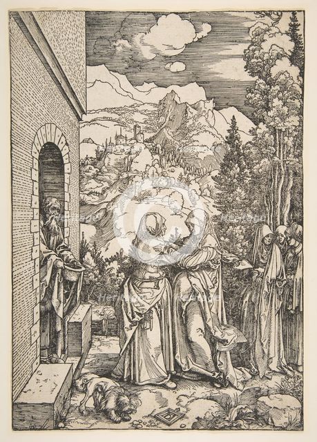 The Visitation, from The Life of the Virgin, 1503-4. Creator: Albrecht Durer.