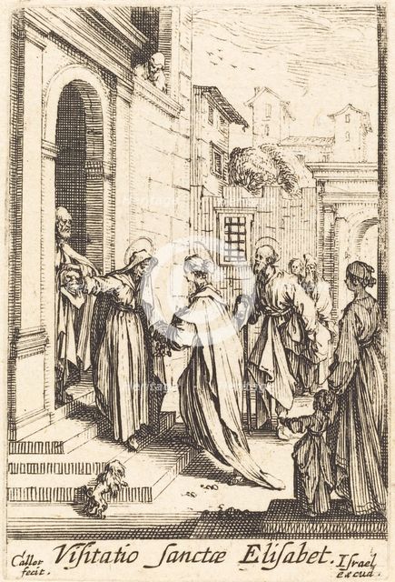 The Visitation, in or after 1630. Creator: Jacques Callot.
