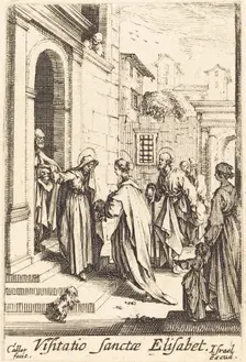 The Visitation, in or after 1630. Creator: Jacques Callot