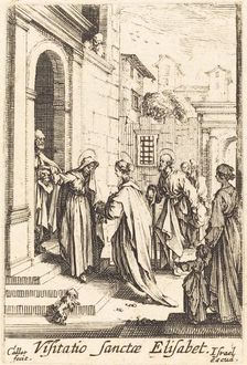 The Visitation, in or after 1630. Creator: Jacques Callot
