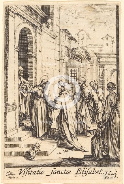 The Visitation, in or after 1630. Creator: Jacques Callot.