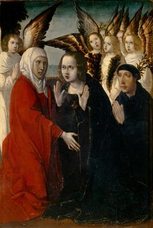 The Visitation of the Virgin to Saint Elizabeth, c1525. Creator: Juan Tejerina