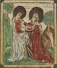 The Visitation (Schr. 59), 15th century., 15th century. Creator: Anon