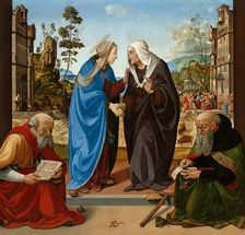 The Visitation with Saint Nicholas and Saint Anthony Abbot, c. 1489/1490. Creator: Piero di Cosimo