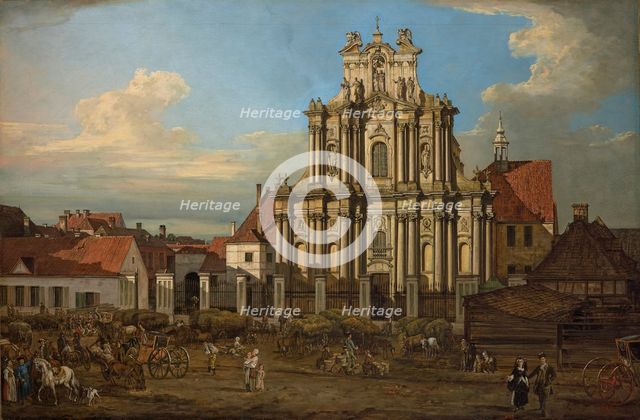 The Visitationist Church in Warsaw, 1780. Creator: Bellotto, Bernardo (1720-1780).
