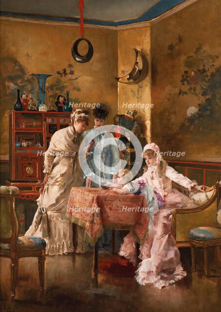 The Visitors, 1881. Creator: Stevens, Alfred (1823-1906).