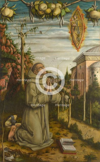 The Vision of the Blessed Gabriele, 1489. Artist: Crivelli, Carlo (c. 1435-c. 1495)