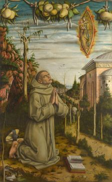 The Vision of the Blessed Gabriele, 1489. Artist: Crivelli, Carlo (c. 1435-c. 1495)