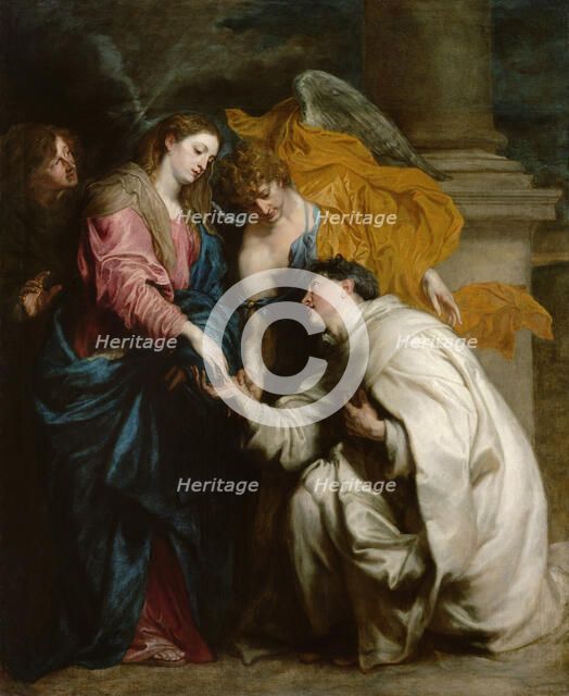 The Vision of the Blessed Hermann Joseph, 1630. Artist: Dyck, Sir Anthonis, van (1599-1641)