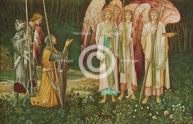 'The Vision of the Holy Grail', 1891. Creators: John Henry Dearle, Sir Edward Coley Burne-Jones.
