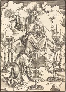 The Vision of the Seven Candlesticks, probably c. 1496/1498. Creator: Albrecht Durer
