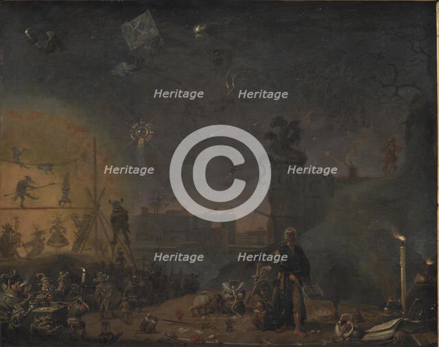 The Vision of the Sunday Child, 1660. Creator: Cornelis Saftleven.