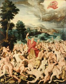 The Vision of the Prophet Ezekiel, 1565. Creator: Fendt, Tobias (1520/30-1576)