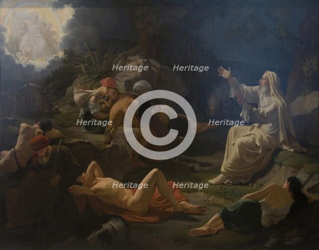 The Vision of the Prophet Ezekiel, 1830. Creator: Ditlev Blunck.