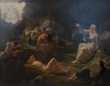 The Vision of the Prophet Ezekiel, 1830. Creator: Ditlev Blunck
