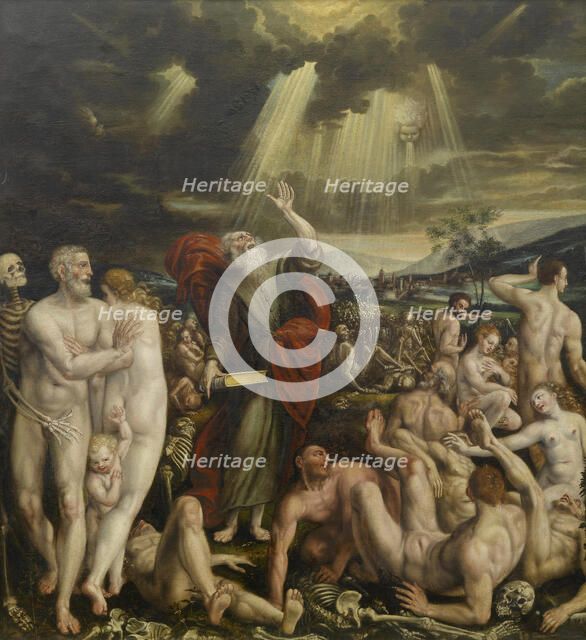 The Vision of the Prophet Ezekiel. Artist: Massys, Quentin (1466–1530)