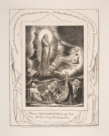 The Vision of Eliphaz, from Illustrations of the Book of Job, 1825-26. Creator: William Blake