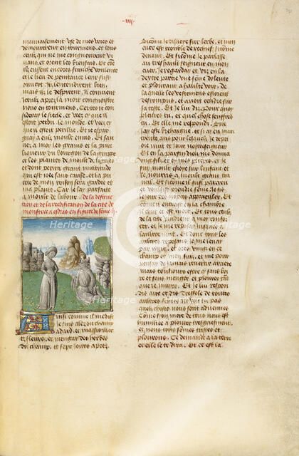The Vision of Esdras; Miroir Historial, about 1475. Creator: Unknown.
