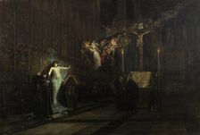 The vision of Fray Martín, 1894. Creator: Vicente Nicolau Cotanda