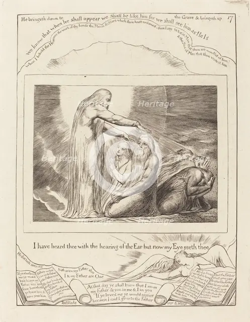 The Vision of God, 1825. Creator: William Blake.